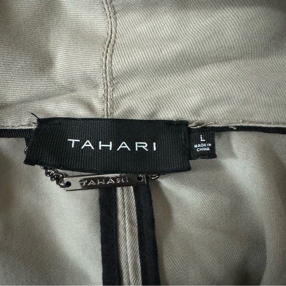 Tahari Open Front Beige Blazer jacket - Picture 6 of 6